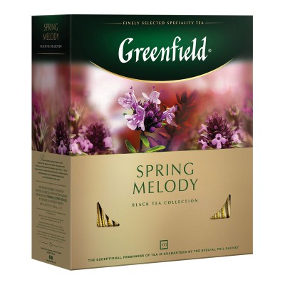 Greenfield Spring Melody чорний чай 100шт