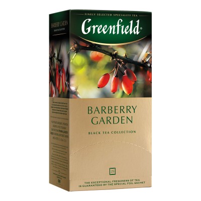 Greenfield Barberry Garden черный чай 25шт