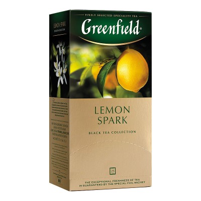 Greenfield Lemon Spark чорний чай 25шт