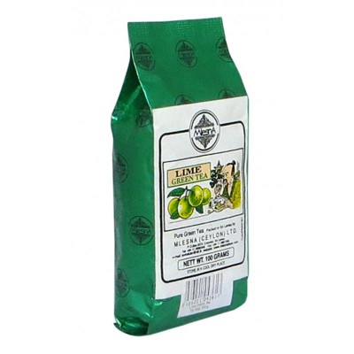 Mlesna Лайм зеленый чай 100г