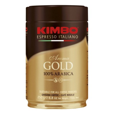 Kimbo Aroma gold 100% Арабіка мелена ж/б 250г