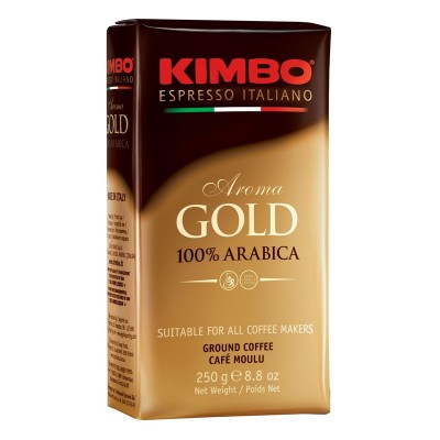 Kimbo Aroma gold 100% Арабіка мелена 250г