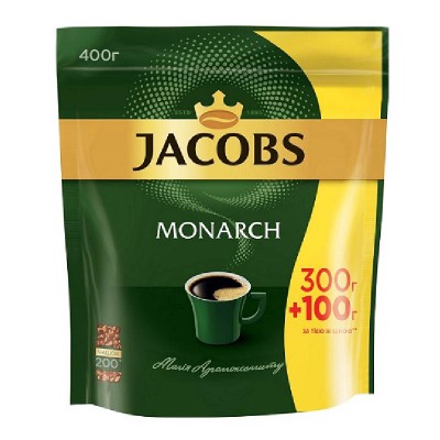 Jacobs Monarch растворимый 400 г