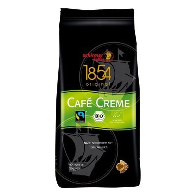 Schirmer Kaffee Bio Cafe Creme в зернах 1кг